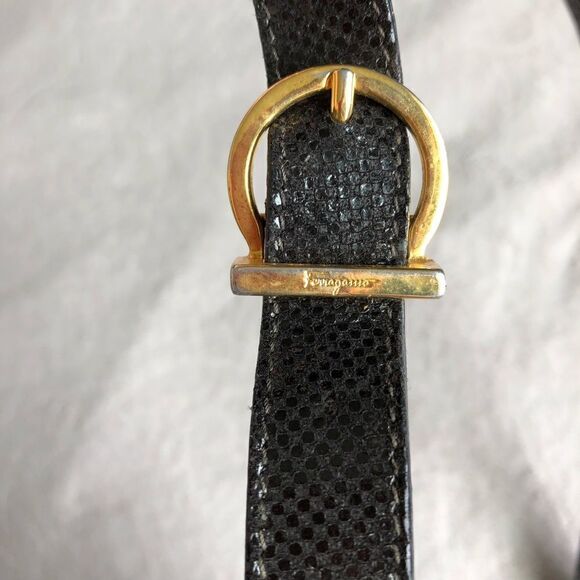 Vintage Salvatore Ferragamo Leather Shoulder Bag - Picture 10 of 16